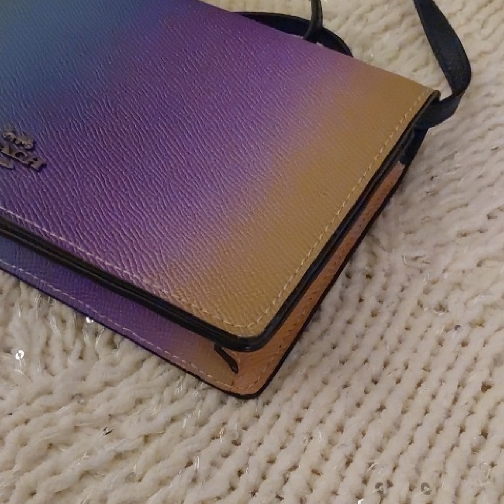 COACH Hayden Ombré Foldover Crossbody Clutch - Picture 13 of 16